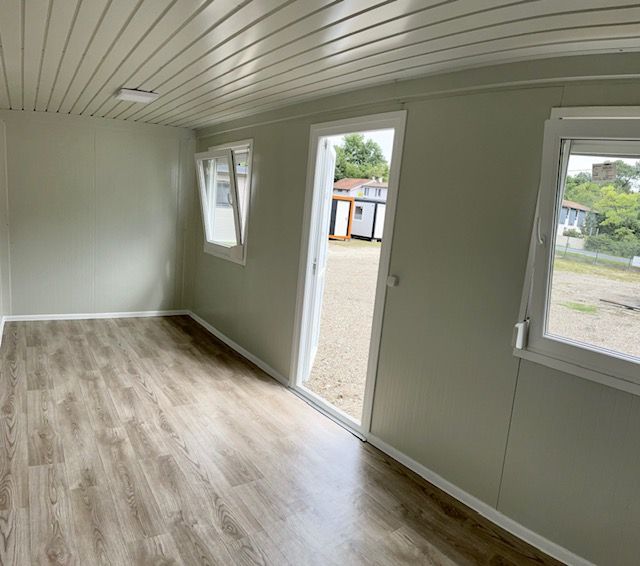 container bureau neuf flat pack 15m2 isolation 100% complète container bureau neuf flat pack 15m2 isolation 100% complète
